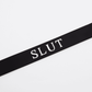 Love In Leather Silicone ‘SLUT’ Collar