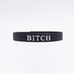 Love In Leather Silicone ‘BITCH’ Collar