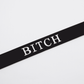 Love In Leather Silicone ‘BITCH’ Collar