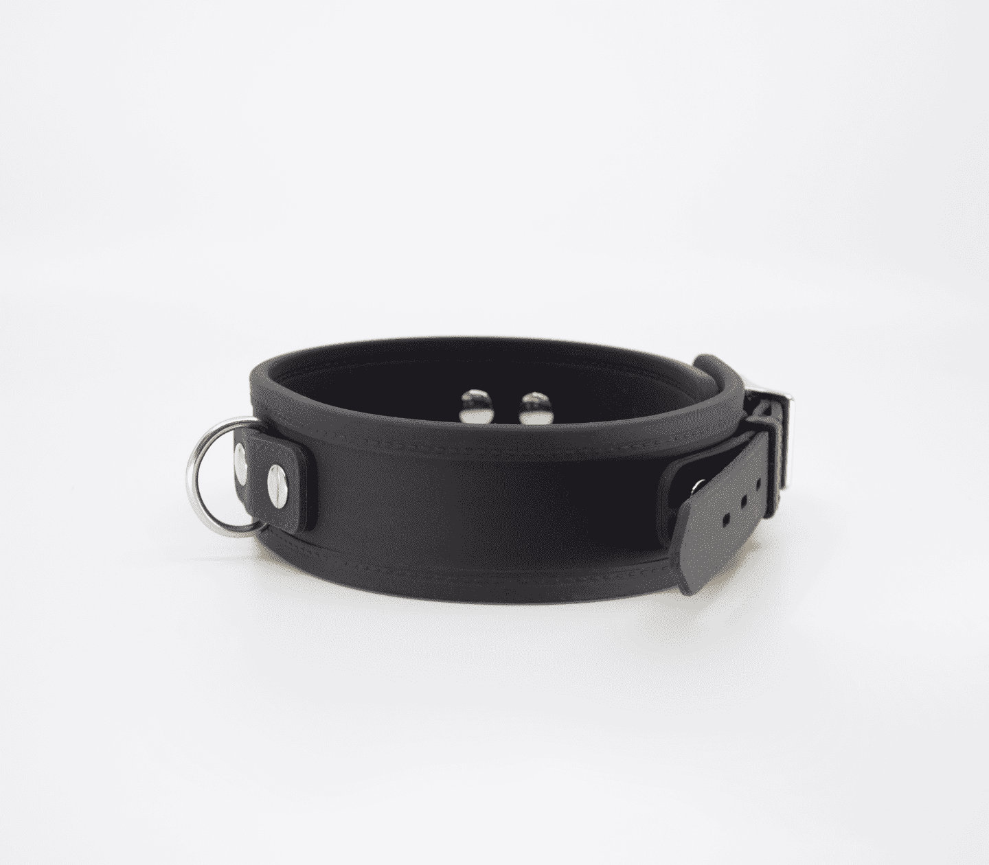 Love In Leather Silicone Collar & Lead Set