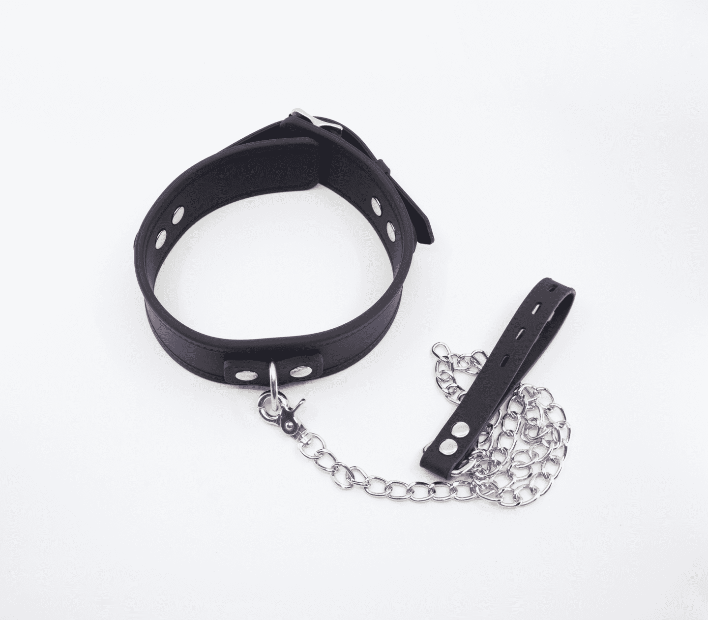 Love In Leather Silicone Collar & Lead Set