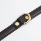 Love In Leather Leather Collar With Heart Buckle