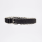 Love In Leather Chain Link & Leather Woven Collar & Lead Set