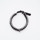 Love In Leather Chain Link & Leather Woven Collar & Lead Set