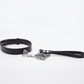 Love In Leather Tipped Leather Collar & Lead Set