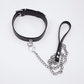 Love In Leather Tipped Leather Collar & Lead Set