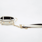 Love In Leather Glow In The Dark Collar & Lead Set