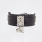 Love In Leather Faux Leather Collar With Functional Heart Padlock Pendant