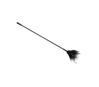 Love In Leather Plastic Crop with Feather Tickler CRO001