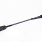Love In Leather Braided Leather Riding Crop with Wide Leather Tab CRO009