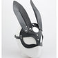 Love In Leather Down The Rabbit Hole. Half Face Leather Mask With Rabbit Ears