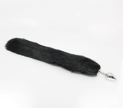 Love In Leather FOX001 Fox Tail Butt Plug - MULTIPLE COLOURS