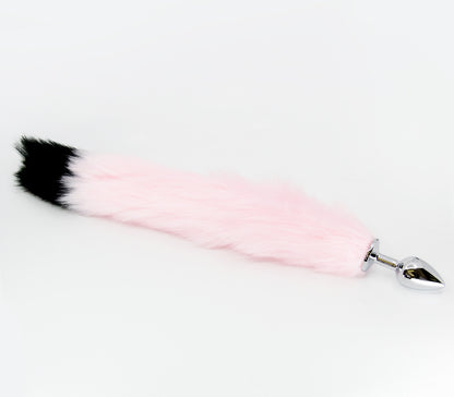 Love In Leather FOX003 Fox Tail Butt Plug - MULTIPLE COLOURS