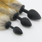 Love In Leather FOX004 Fox Tail Butt Plug - MULTIPLE COLOURS