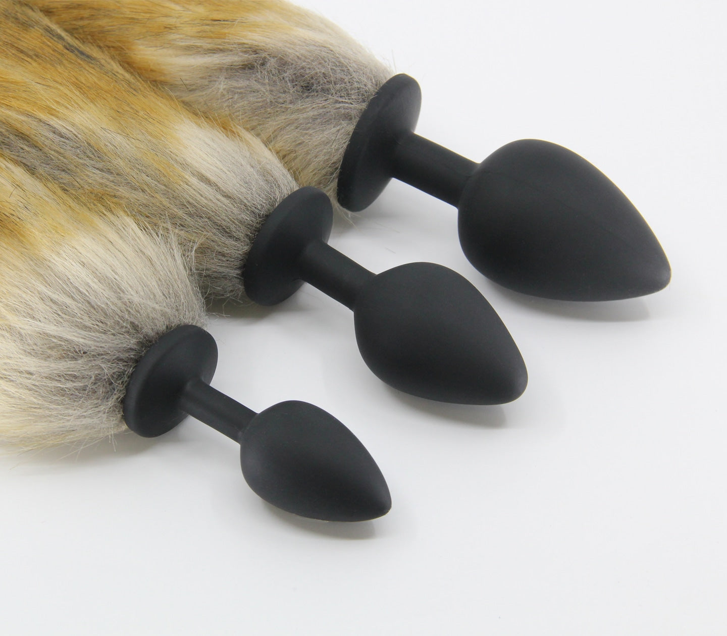 Love In Leather FOX004 Fox Tail Butt Plug - MULTIPLE COLOURS