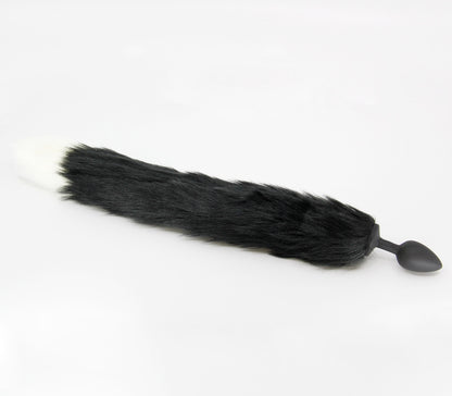Love In Leather FOX004 Fox Tail Butt Plug - MULTIPLE COLOURS