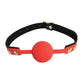 Love In Leather Faux Leather Gag With Silicone Ball GAG006