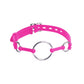 Love In Leather Silicone Bit Gag With Metal O-Ring GAG009