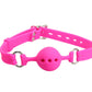 Love In Leather Silicone Bit Gag With Petite Breathable Ball GAG011A