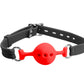 Love In Leather Silicone Bit Gag With Petite Breathable Ball GAG011A