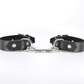 Love In Leather Classic Unlined Leather Handcuffs With Detachable Double Snap Join