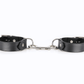 Love In Leather Classic Unlined Leather Handcuffs With Detachable Double Snap Join