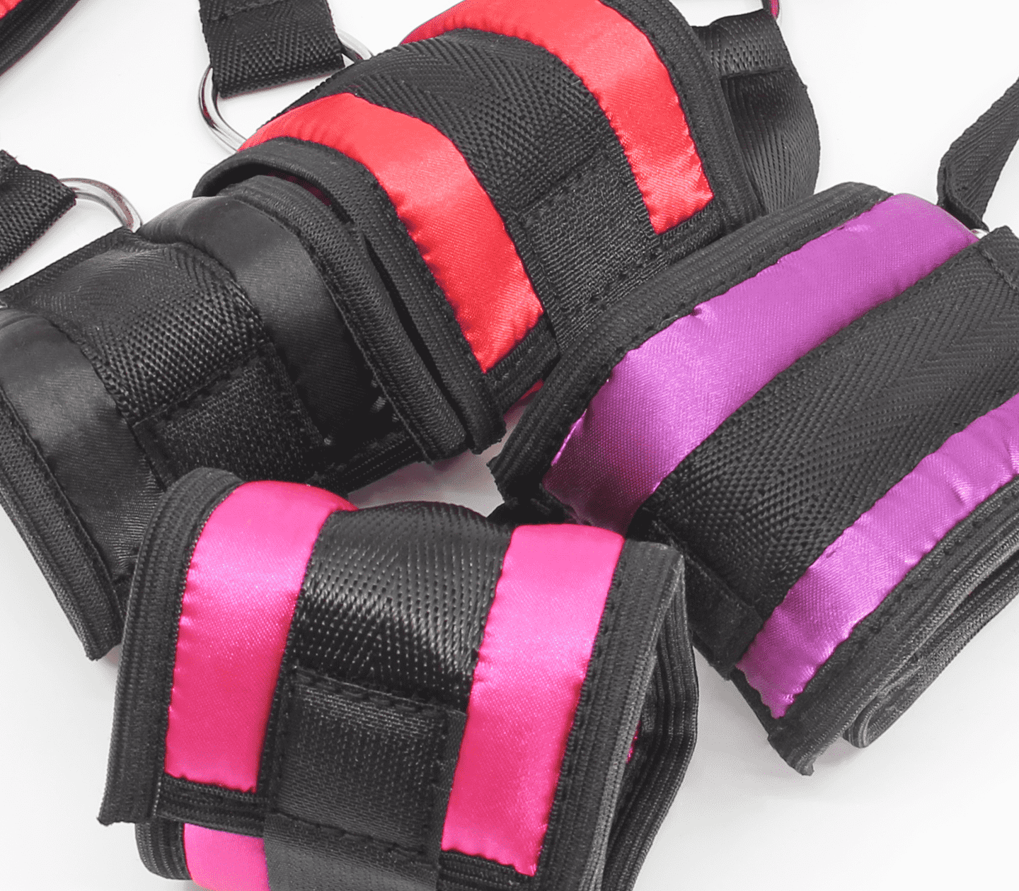 Love In Leather Soft, Lightly Padded Satin Handcuffs
