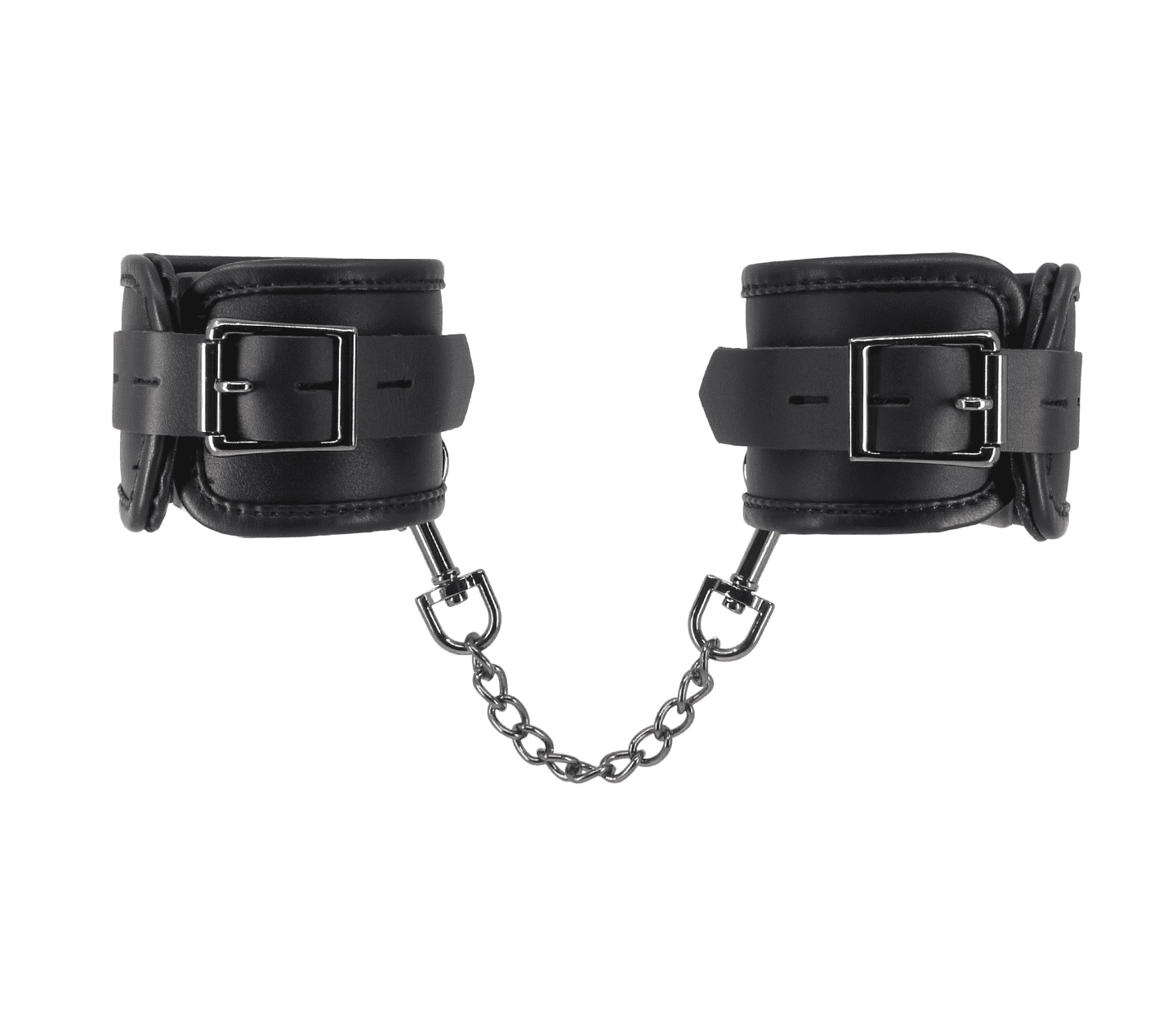 Love In Leather Premium Padded Leather Handcuffs Featuring Luxurious Coloured Hardware