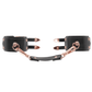 Love In Leather Faux Leather Wrist Cuffs With Gold Or Rose Gold Hardware