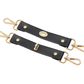 Love In Leather Faux Leather Hog Tie with Gold, Rose Gold Or Silver Hardware