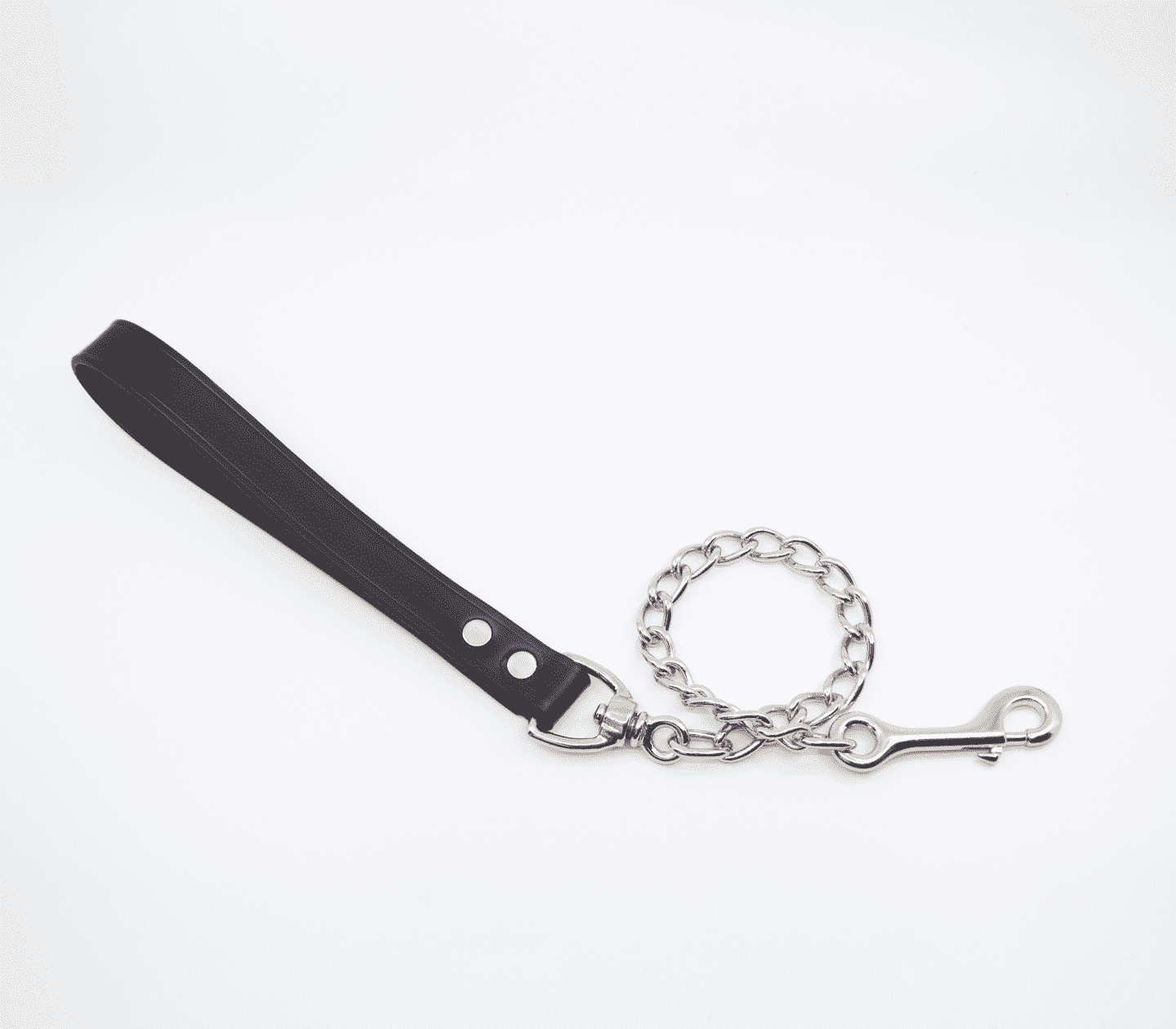 Love In Leather Leather & Chain Lead With 4 Spikes