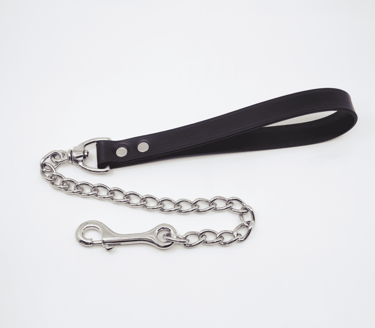 Love In Leather Leather & Chain Lead With 4 Spikes