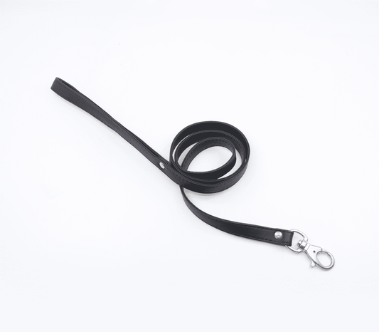 Love In Leather Long Faux Leather Lead