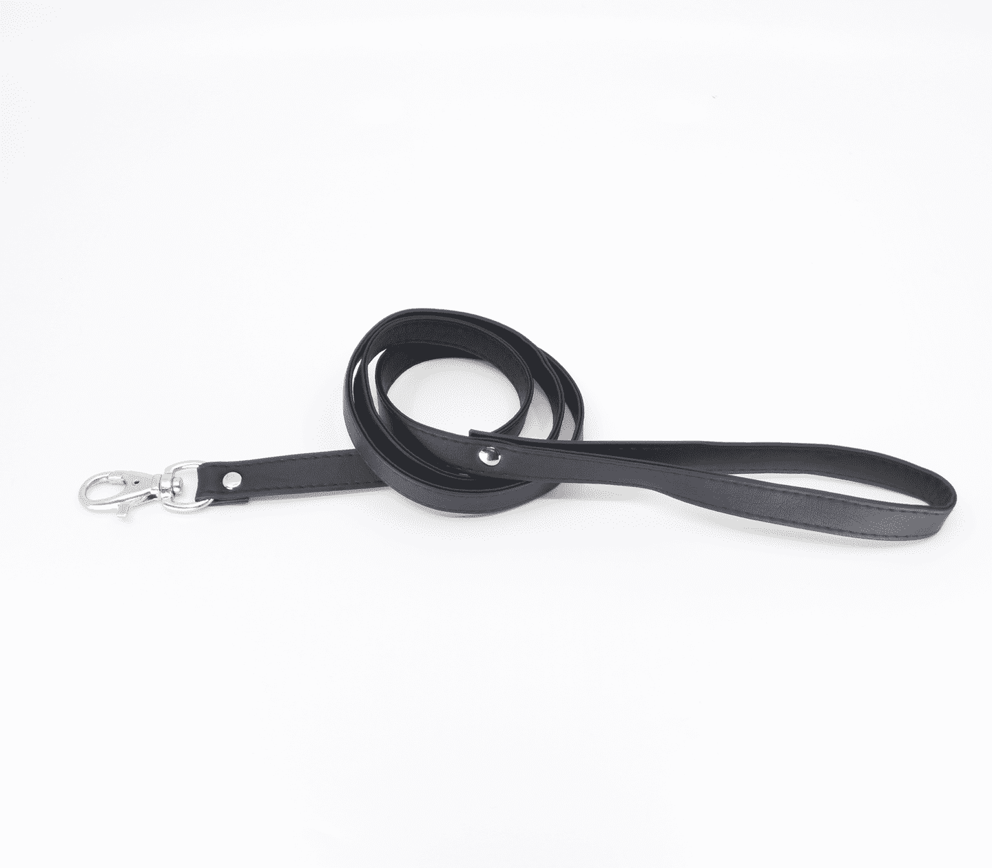Love In Leather Long Faux Leather Lead