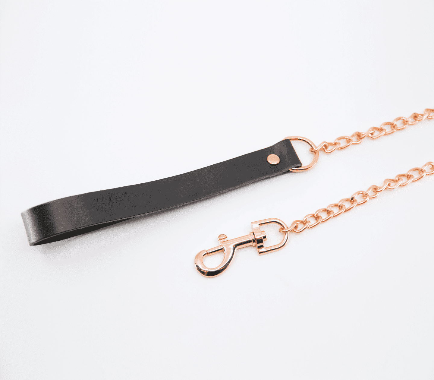 Love In Leather Leather & Chain Lead