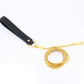 Love In Leather Gold Snake Chain Lead With Faux Leather Handle
