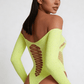 Love In Leather LIN009 Rhinestone Bodysuit One Size - MULTIPLE COLOURS