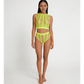 Love In Leather LIN010 Rhinestone Two Piece Set One Size - MULTIPLE COLOURS