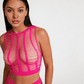 Love In Leather LIN010 Rhinestone Two Piece Set One Size - MULTIPLE COLOURS