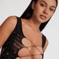 Love In Leather LIN011 Rhinestone Dress One Size - MULTIPLE COLOURS