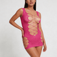 Love In Leather LIN011 Rhinestone Dress One Size - MULTIPLE COLOURS