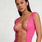 Love In Leather LIN011 Rhinestone Dress One Size - MULTIPLE COLOURS