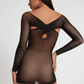 Love In Leather LIN012 Rhinestone Dress One Size - MULTIPLE COLOURS