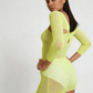 Love In Leather LIN012 Rhinestone Dress One Size - MULTIPLE COLOURS