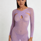 Love In Leather LIN012 Rhinestone Dress One Size - MULTIPLE COLOURS