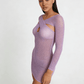 Love In Leather LIN012 Rhinestone Dress One Size - MULTIPLE COLOURS