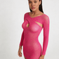 Love In Leather LIN012 Rhinestone Dress One Size - MULTIPLE COLOURS