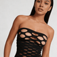Love In Leather LIN013 Tube Dress One Size - MULTIPLE COLOURS
