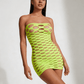 Love In Leather LIN013 Tube Dress One Size - MULTIPLE COLOURS