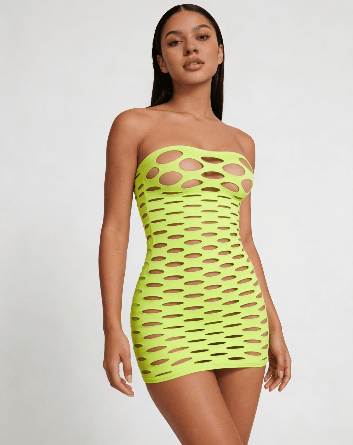 Love In Leather LIN013 Tube Dress One Size - MULTIPLE COLOURS